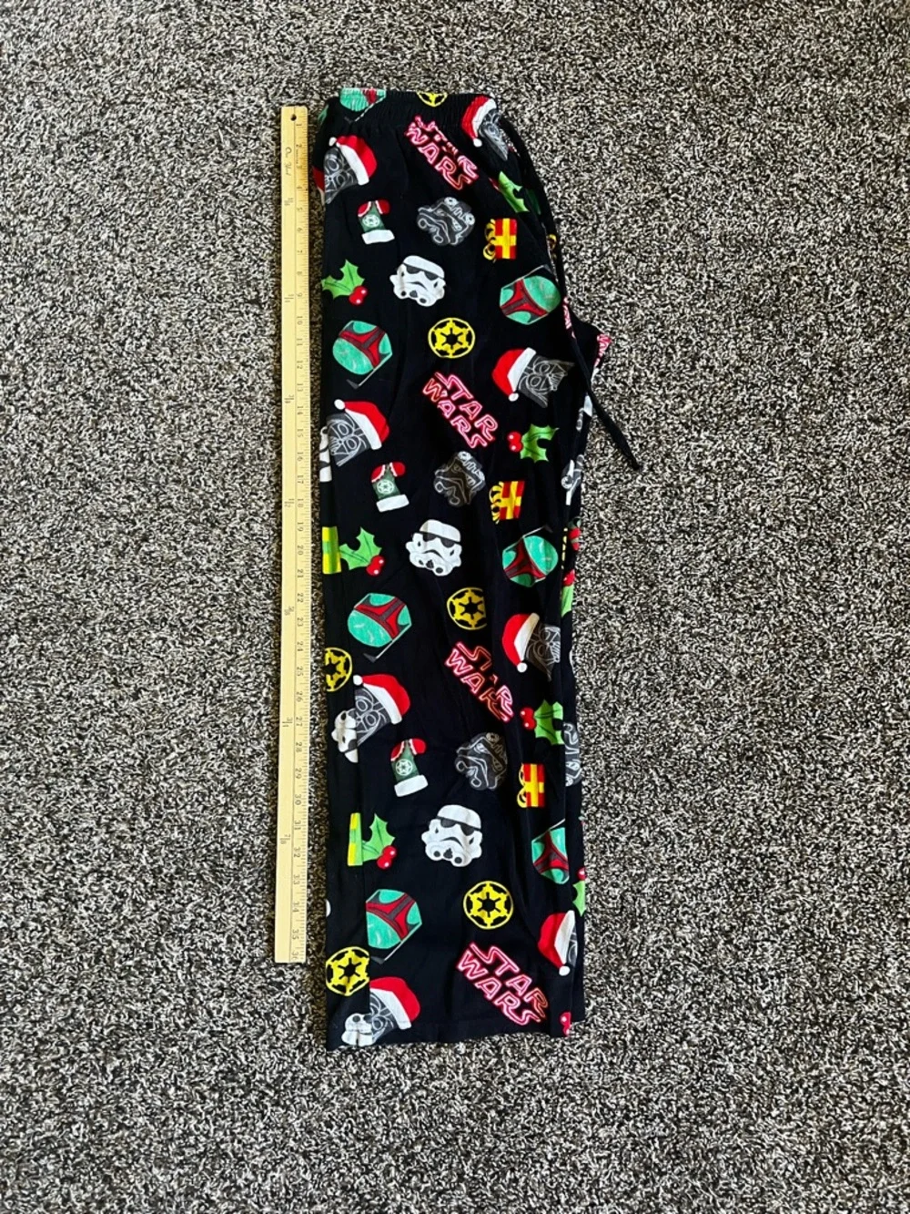 Star Wars Black Holiday Icon Men's Pajama Pants - Picture 3 of 3